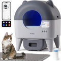 Automatic Cat Litter Box Extra Large Self Cleaning Litter Box with APP Control Odor Control for Multi-Cat Compatible