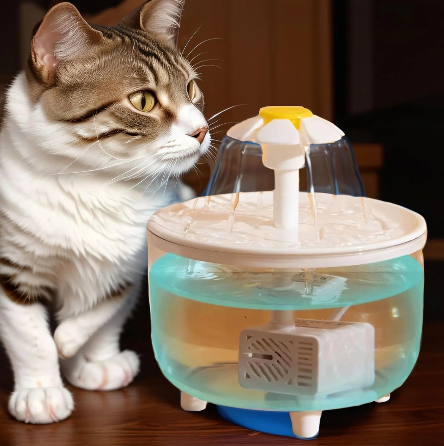 Indoor Bird Bath Fountain Automatic Shower Tub with Filter Pump Easy Clean for Small Medium Parrot Pets