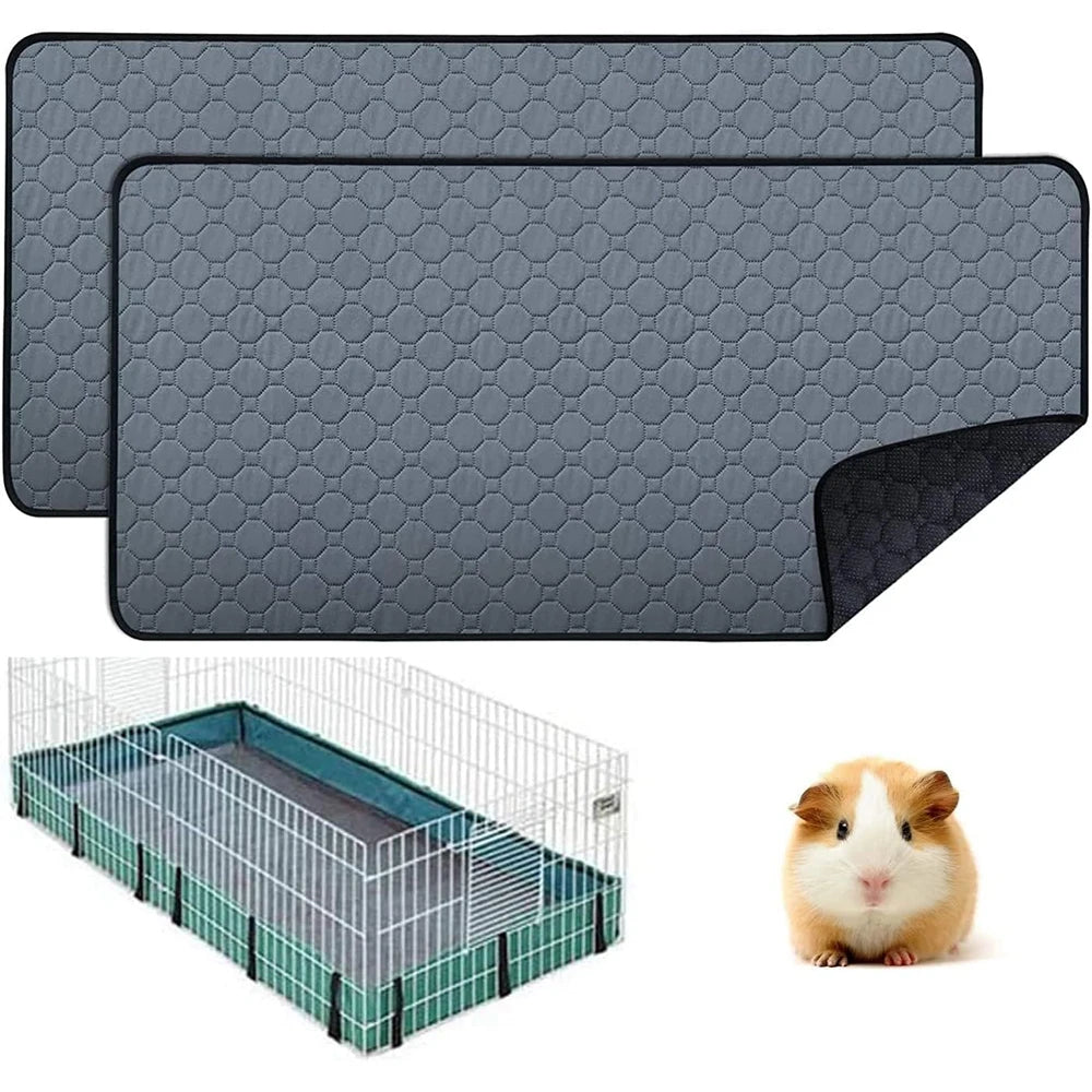 Guinea Pig Cage Lining Washable Guinea Pig Skin Pad Reusable and Non slip Urinary Pad