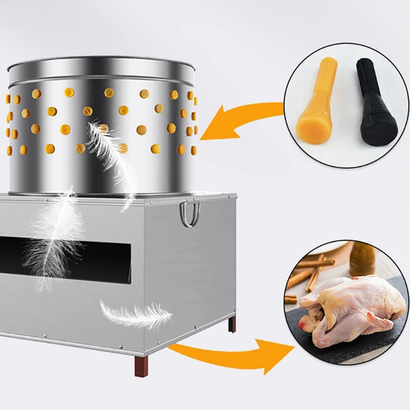 20/50Pcs Poultry Rubber Rod Pigeon Quail Length 60 MM Rubber Plucking Fingers Removal Machine Glue Stick