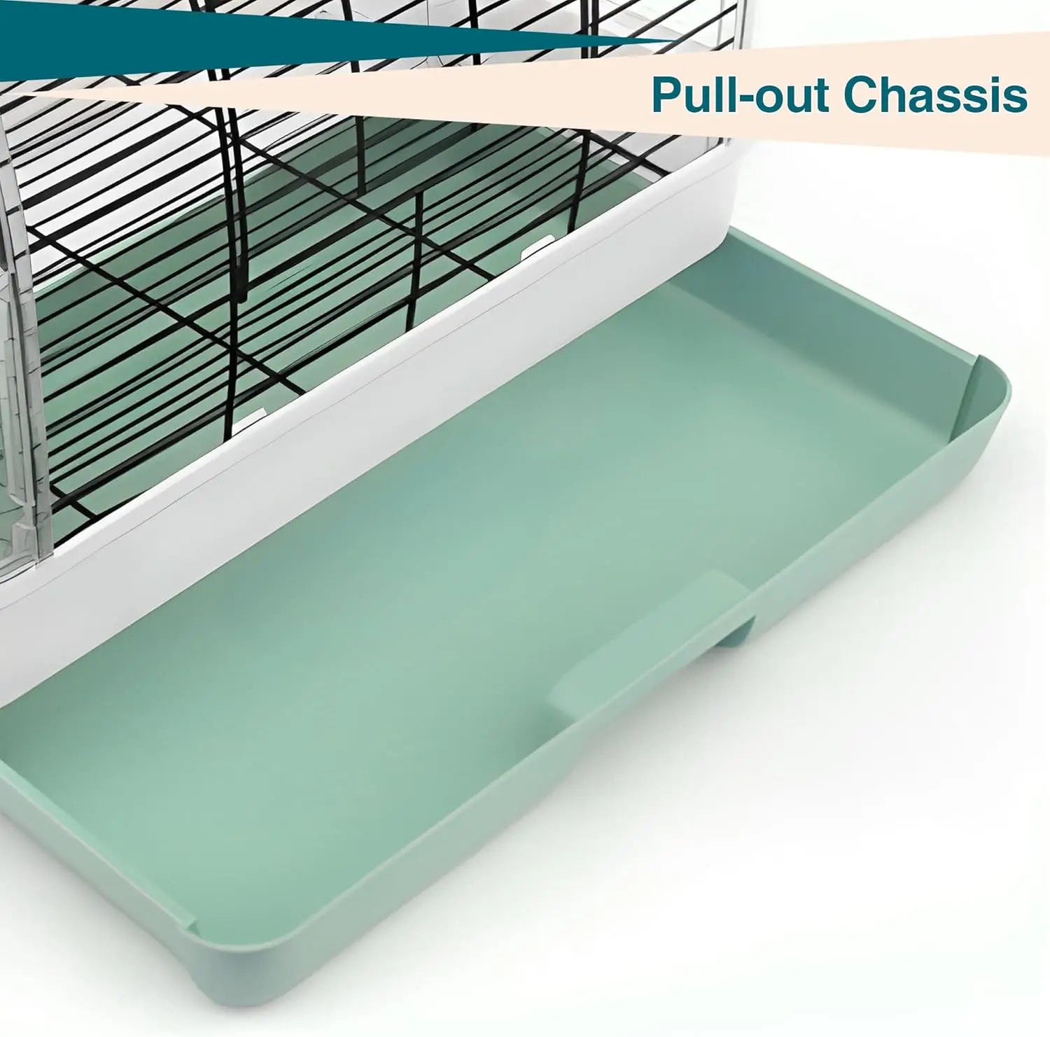 Portable Bird Cage Carrier, Travel Parrot Cage with 2 Perches, 2 Food Bowls and Tray Metal Parakeet Cages