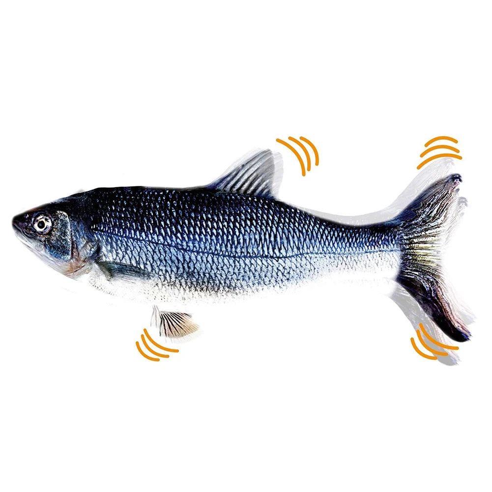 Cat Toy Fish Interactive Electric Floppy Fish USB Charger Cat Toy Realistic