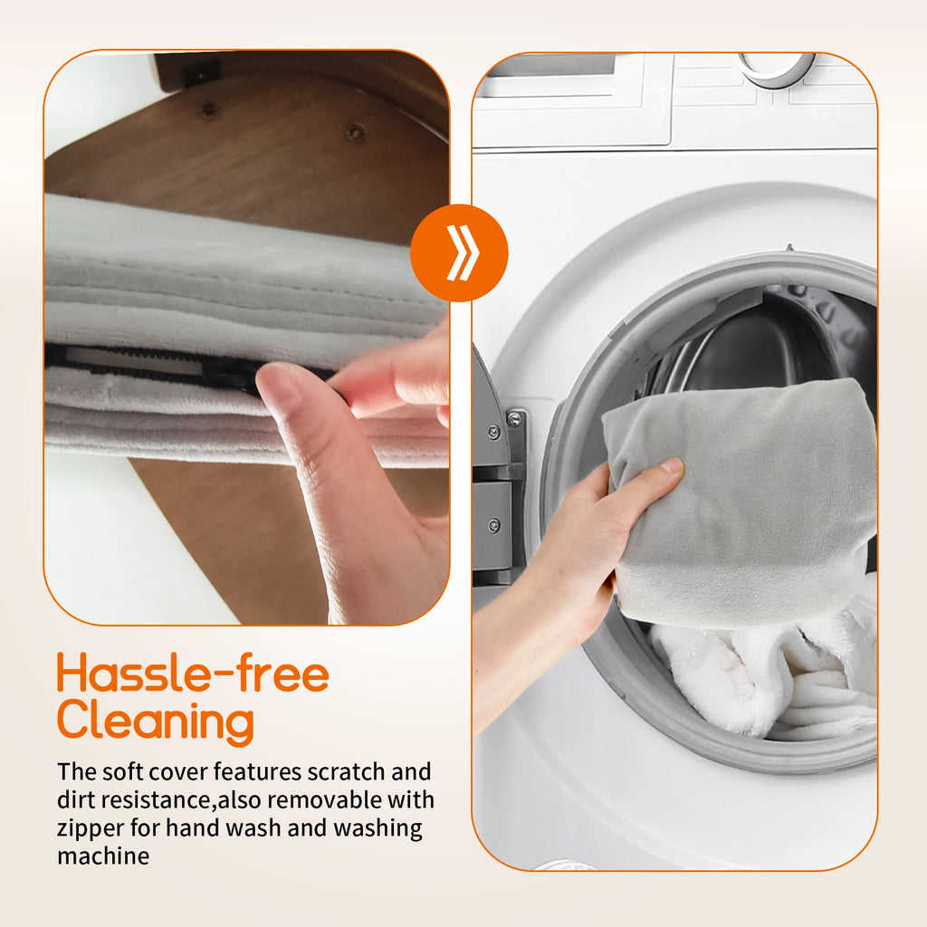 Elevated Cat Bed Wooden Indoor Cat Couch Bed, Pet Sofa Chair Lounge for Kitty, Puppy or Small Animal