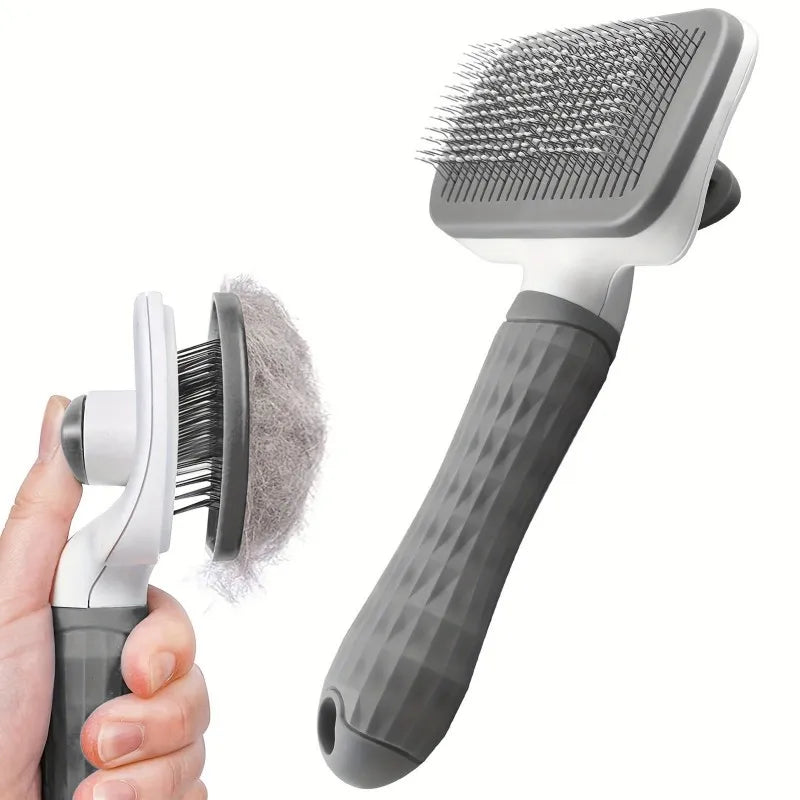 Cat Brush for Shedding, Cat Brushes for Indoor Cats, Cat Brush for Long or Short Haired Cats