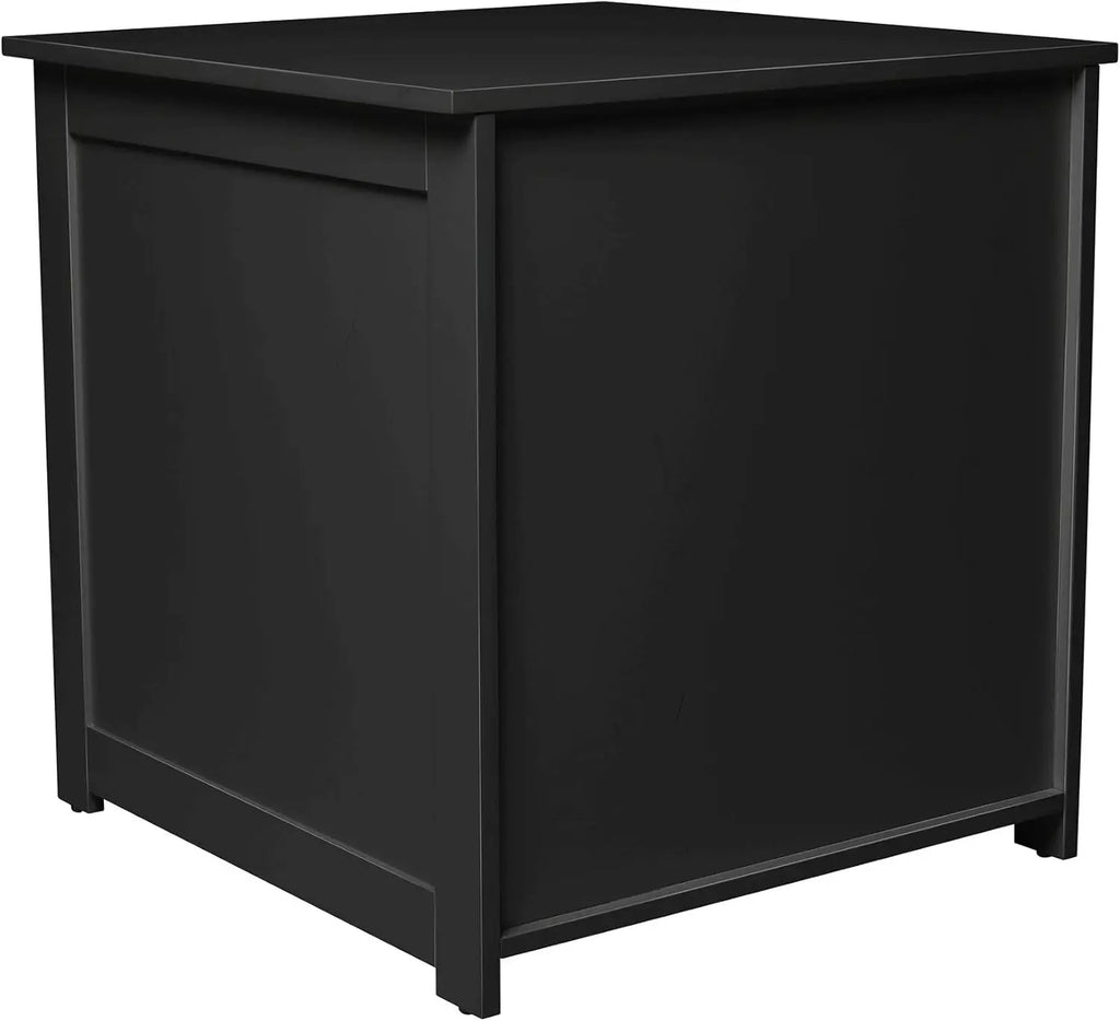 Hidden Litter Box Furniture Cabinet for Cats Easy Assembly