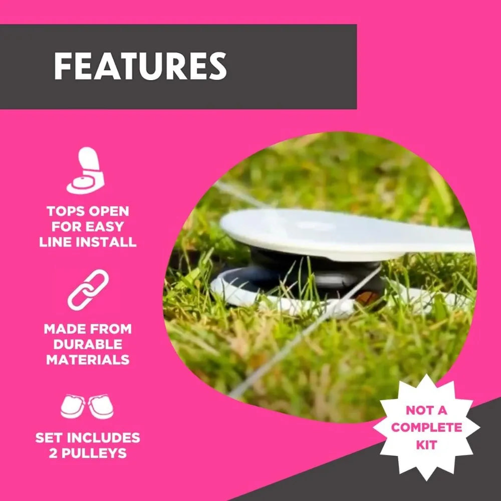 Swift Paws - Field Pulley Set - Expansion Accessory for Home Lure Course Kits Only Easy