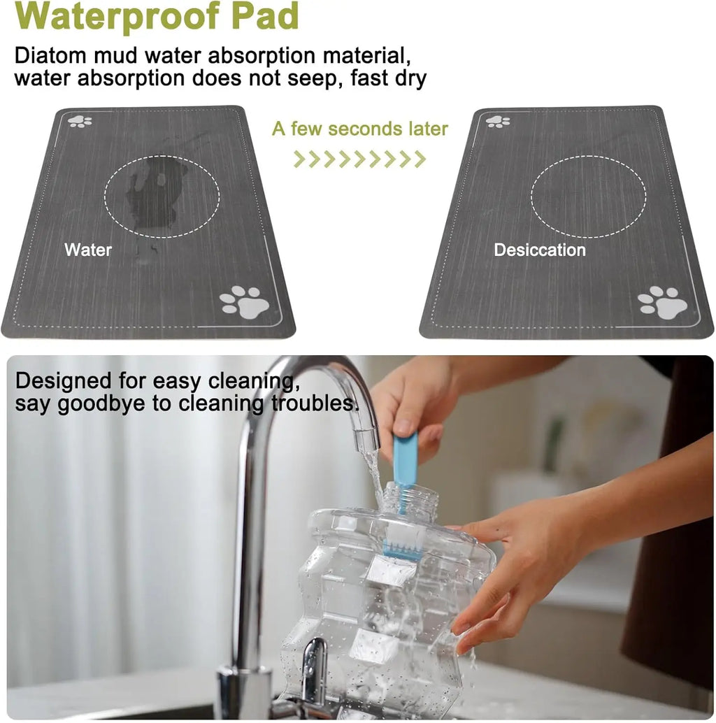9L Automatic Stainless Steel Gravity Pet Water Dispenser for Large Dogs Indoor/Outdoor