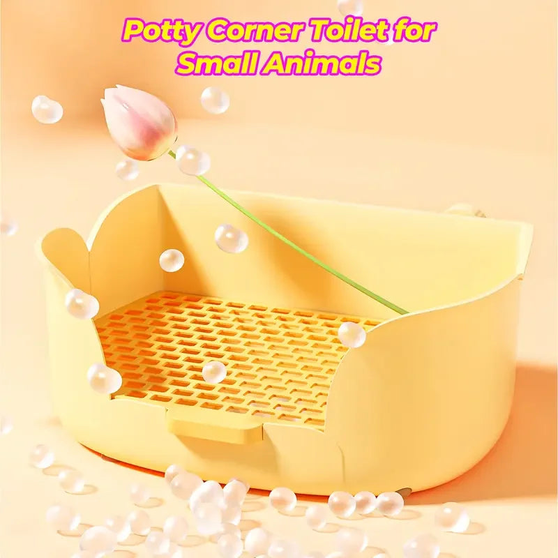 Large Rabbit Litter Box, Potty Corner Toilet Trainer Small Animals
