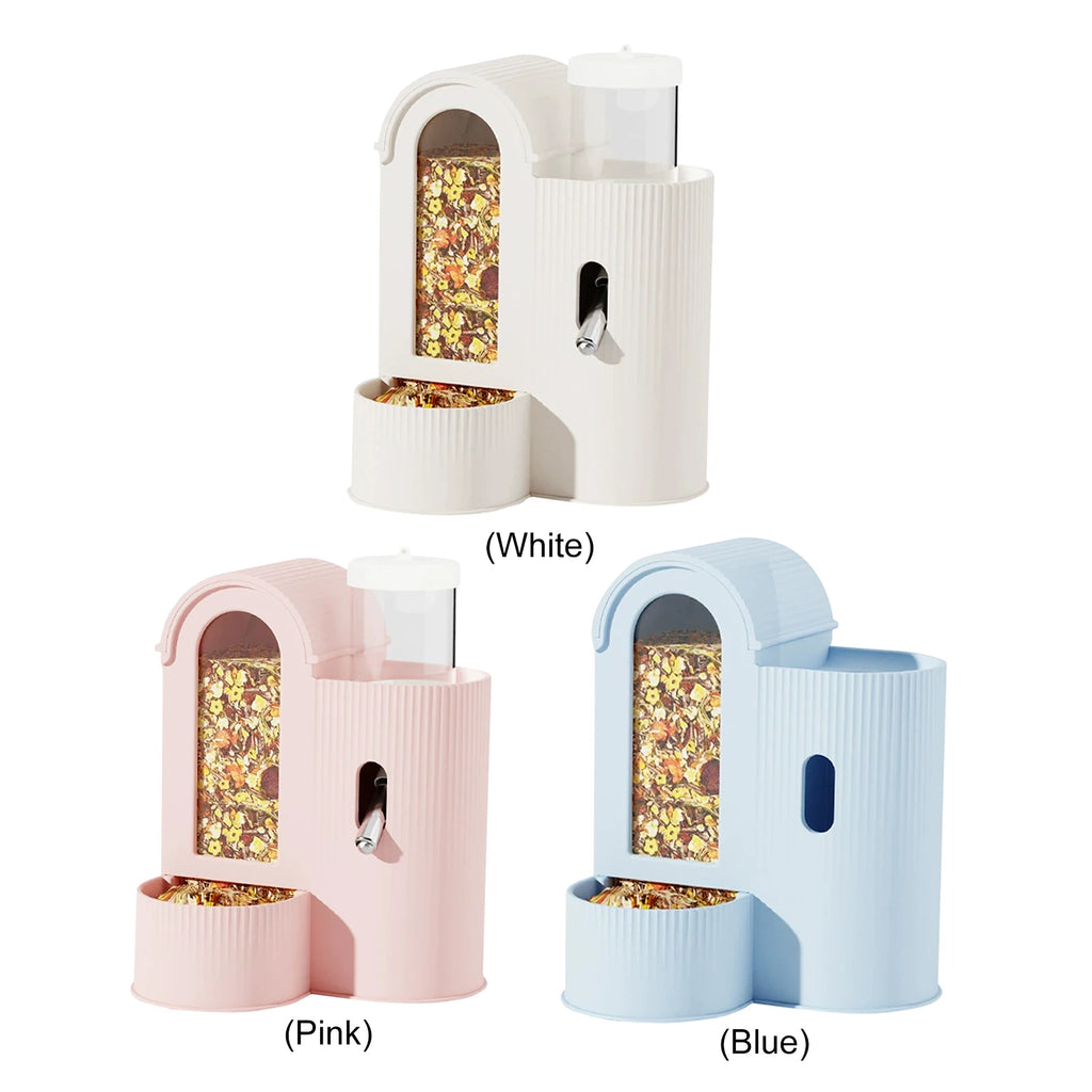 2-in-1 Automatic Food Bowl Large Capacity  Feeder And Waterer Automatic  Feeder No Drip