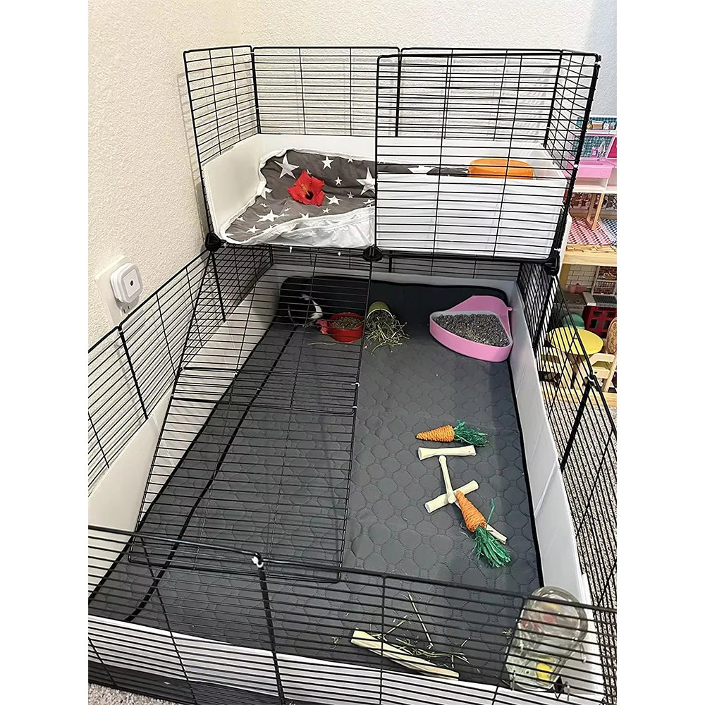 Guinea Pig Cage Lining Washable Guinea Pig Skin Pad Reusable and Non slip Urinary Pad