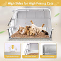 Extra Large Metal Sifting Cat Litter Box with Lid