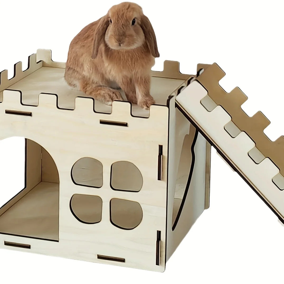 Rabbit Castle, Rabbit Hiding Place, Guinea Pig Rabbit, Totoro, Hedgehog, Detachable Habitat