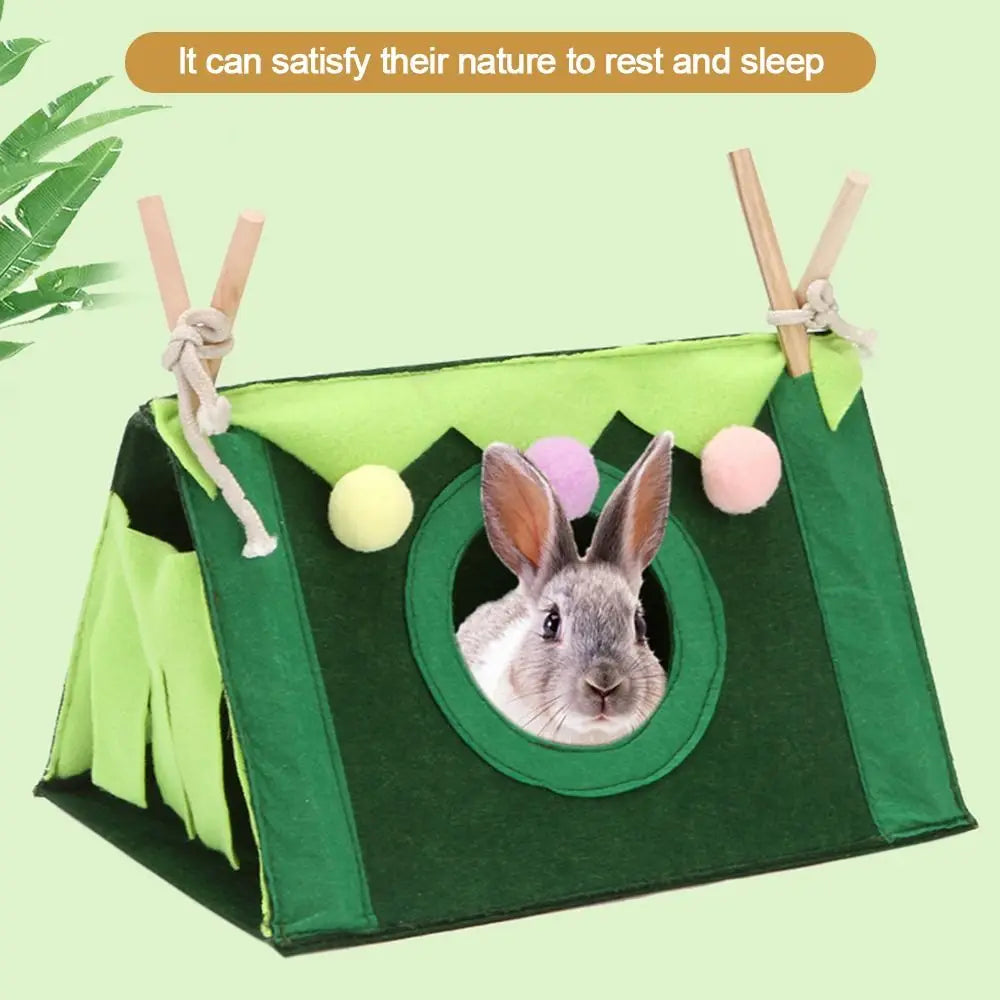 Small Pet Nest Felt Tent  Small Animal Bed Accessories