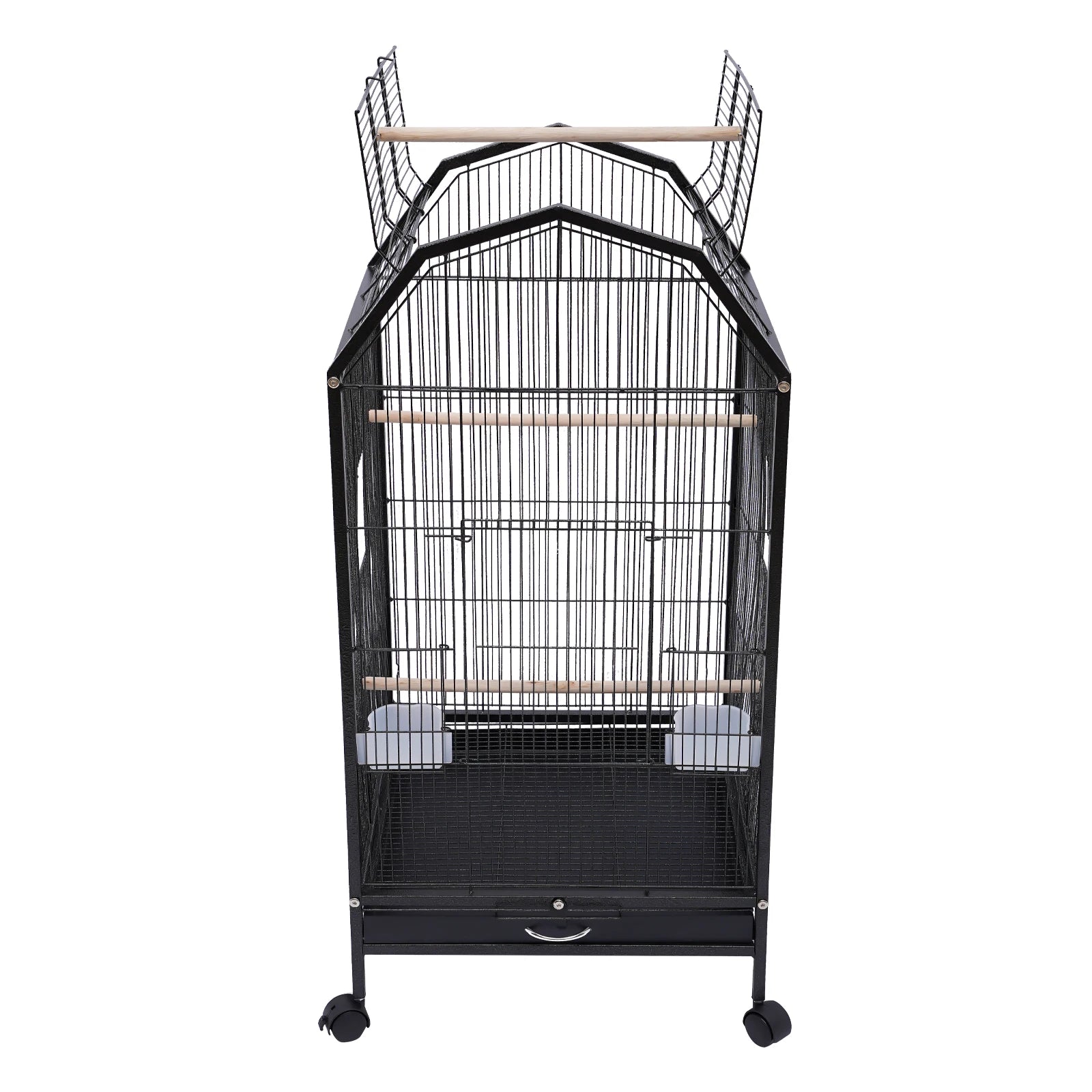 6.9in Large Bird Cage Iron Large Outdoor Parrot Cage Flight Cages Large Finch Bird Cage wit
