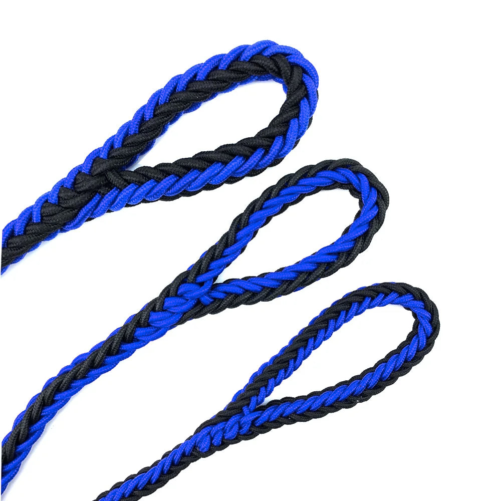 Nylon Braided Dog Collar And Leash Set Traction Rope For Small Medium Large Dog