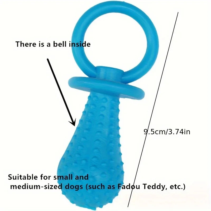 Three Dog Chew Toys Durable Rubber Dental Cleaning Interactive Training Aids for All Dog Sizes Required Anxiety Relief