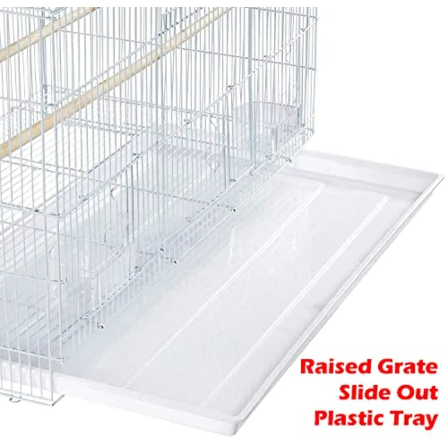 Lot of 6 Aviary Breeding Bird Finch Parakeet Finch Flight Breeder Cage 24 x 16 x 16H Metal Gray Strong Durable Design for Multi