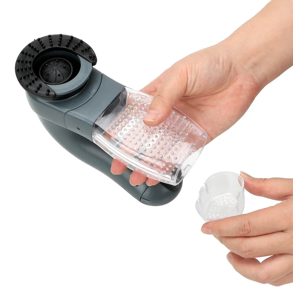 Vacuum Fur Cleaner Electric Cat Dog Hair Remover Deshedding Clipper Suction Device Pet Massage