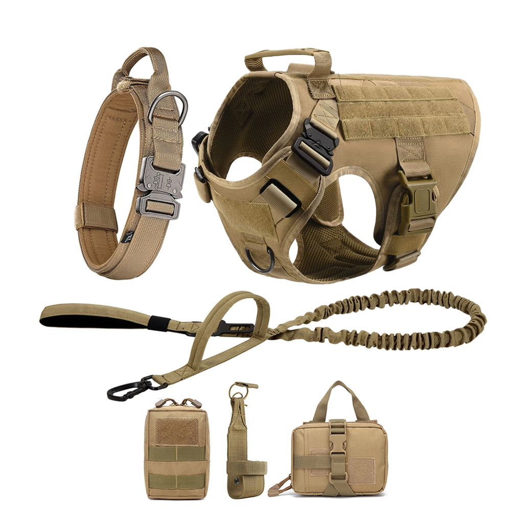 Tactical Dog Harness Pouches For Medium Large Dogs Harnesses