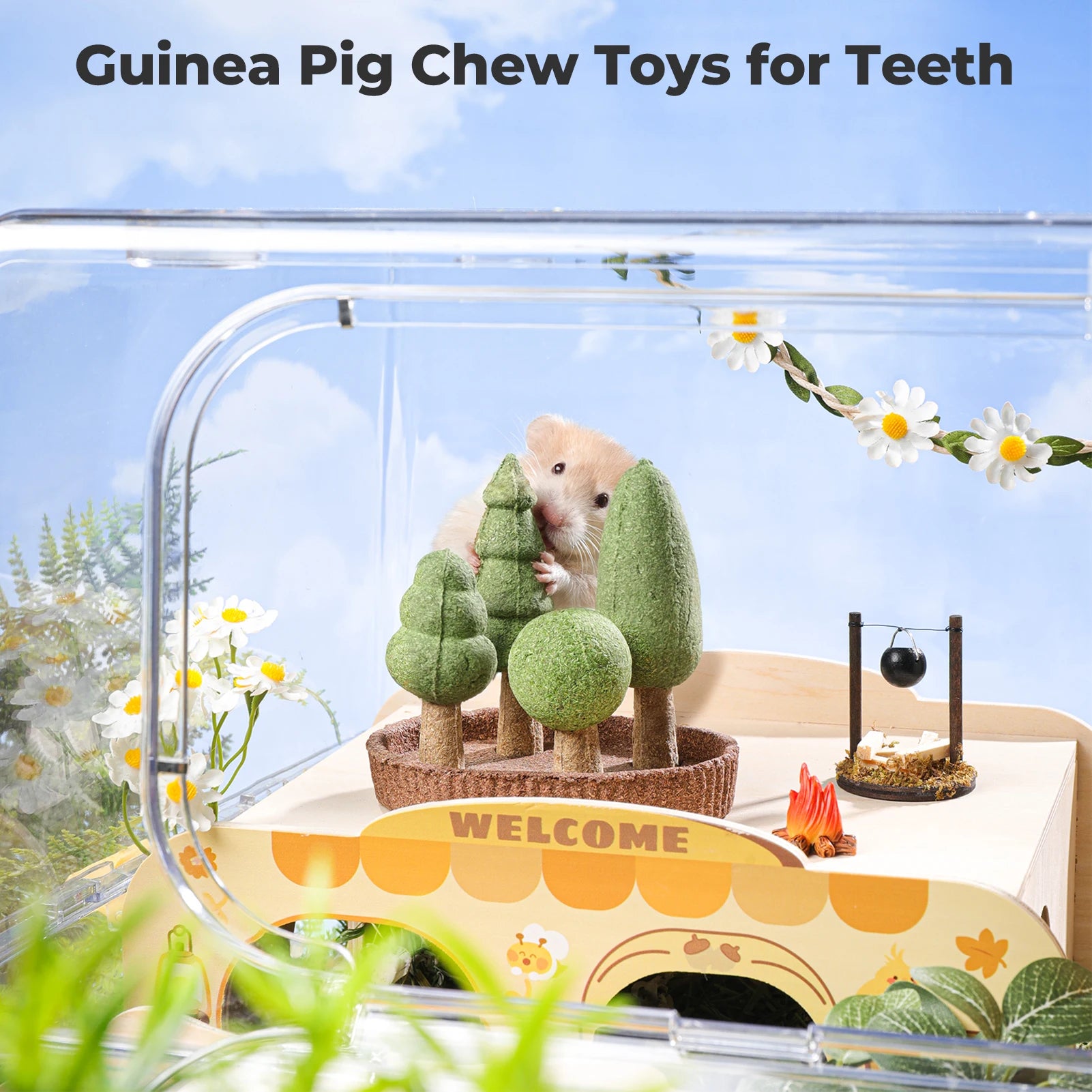 Natural Edible  Treats, Small Pet Dental Health