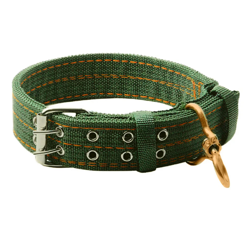 Army Green Strong Dog Collar Adjustable Military Dog Collar Large Dogs