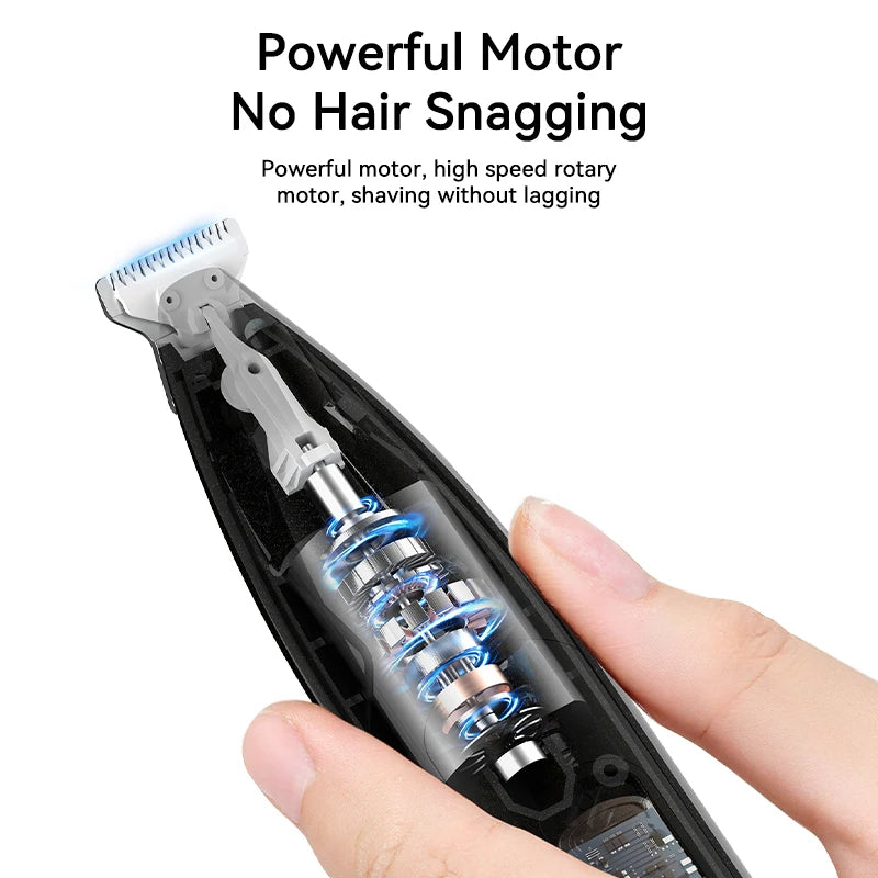 Electric Pet Clipper For Dog Cat Claw Hair Trimmer 2 Speeds Rechargeable