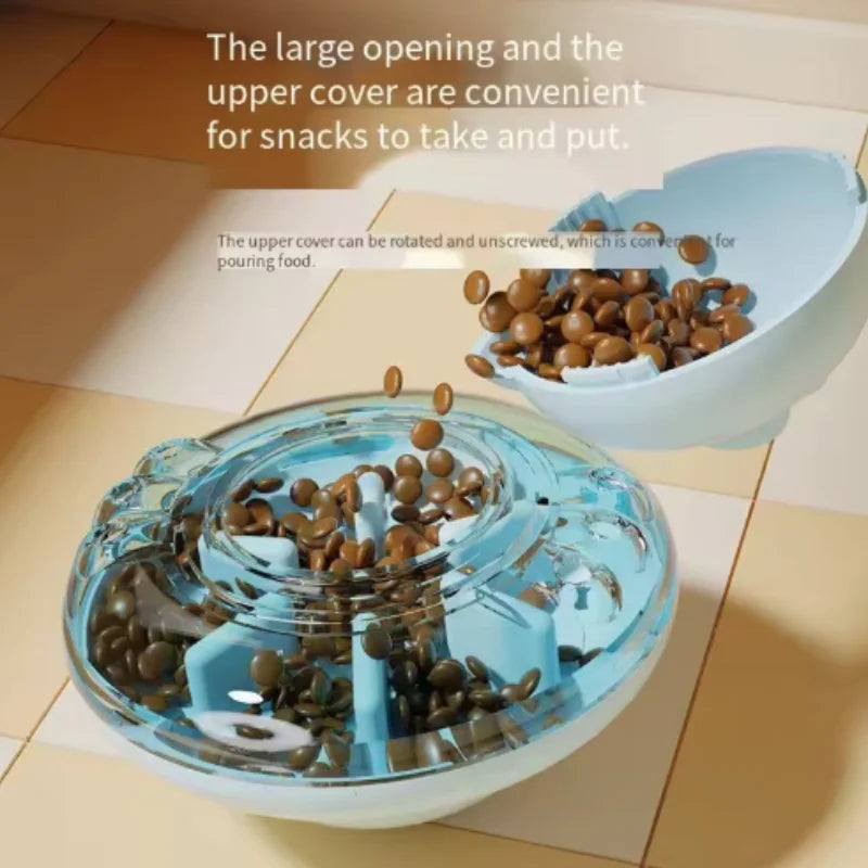 Funny Chicken Shape Cat Dog Food Dispenser Toy Interactive Slow Feeder Puzzle Toy for Cats and Dogs