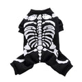 Skeleton Dog Costumes Halloween Pet Clothes Apparel for Puppies Small Medium Dogs Cats