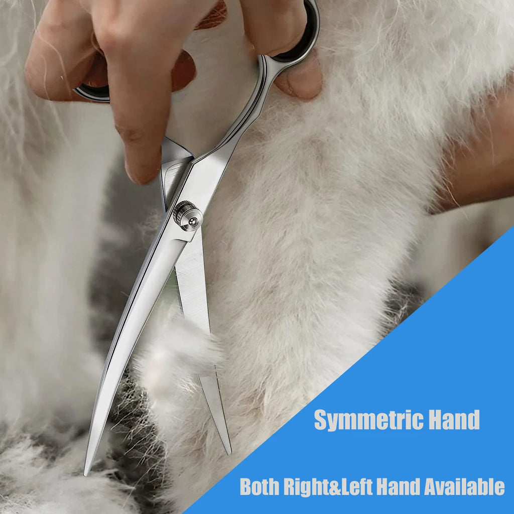 Grooming Stainless Steel Dog Scissors Pets Shears Animal Cutting Feet Ear Eye Hair Trimming dog grooming