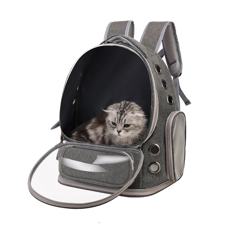 Portable Travel Backpack Dogs and Cats Travel Back Bag  Large capacity,