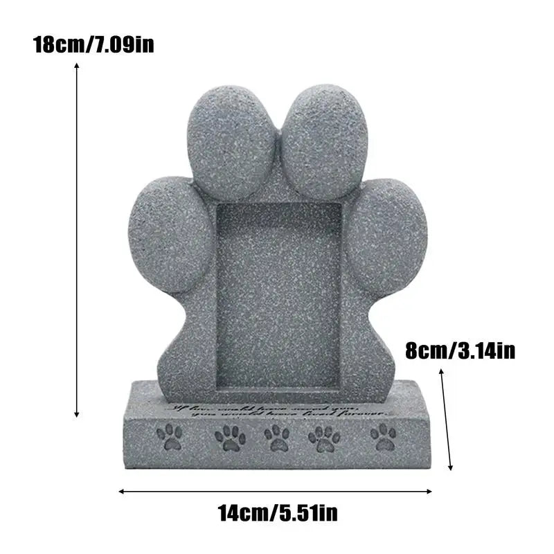 pet dog sacrifice tombstone can place Photo Creative resin simulation monument memorial stone Weather
