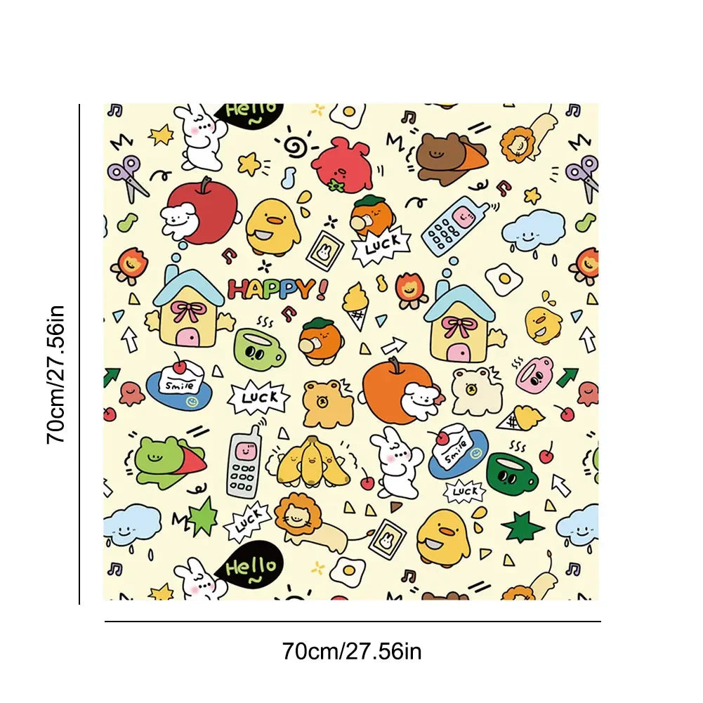 Cat Grooming Wrap Self-Adherent Cat Restraint Wrap Anti-Scratch Cat Swaddle for Nail Trimming