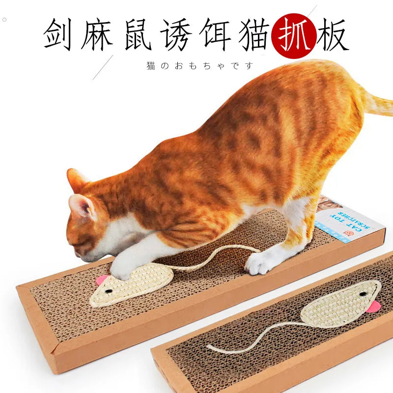 Cat Scratching Board Protect Furniture Grinding Claw Toys Wear-resistant Cat Nest Cat