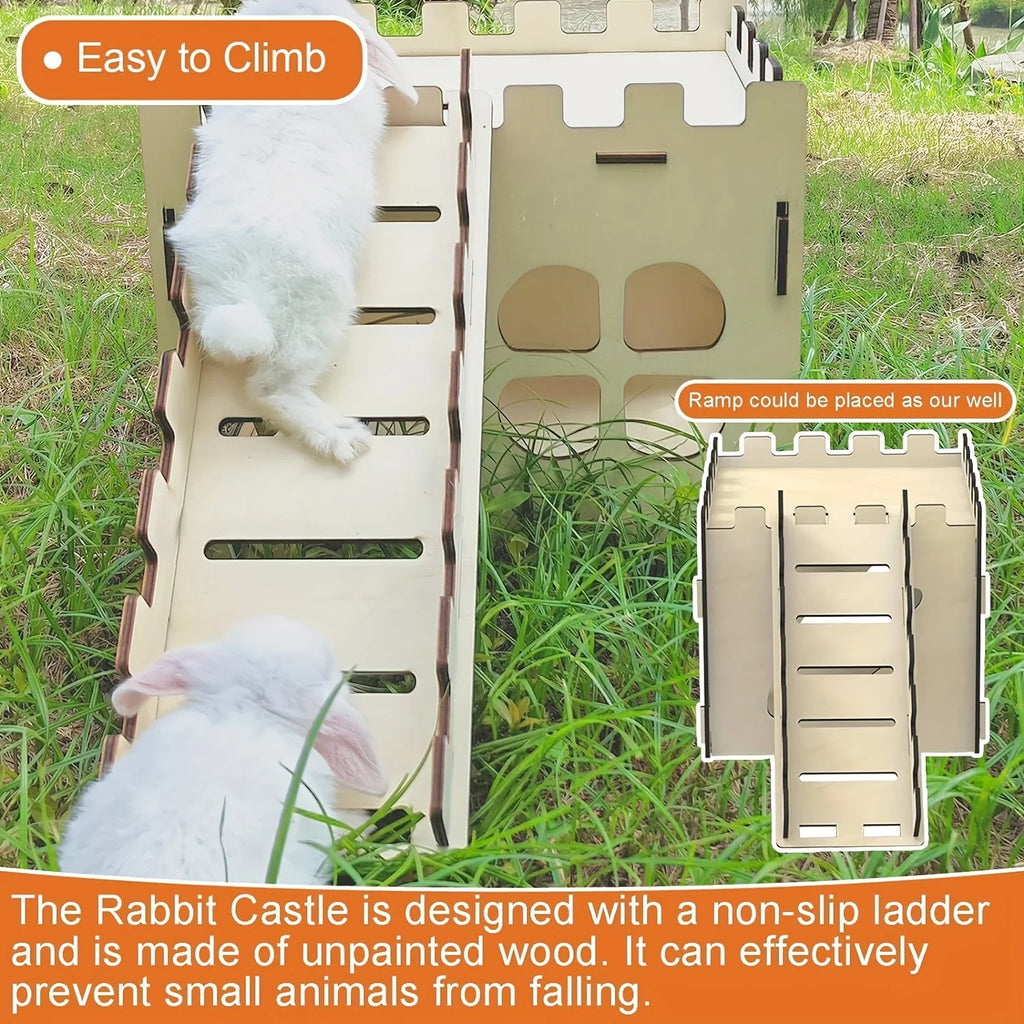 Rabbit Castle, Rabbit Hiding Place, Guinea Pig Rabbit, Totoro, Hedgehog, Detachable Habitat