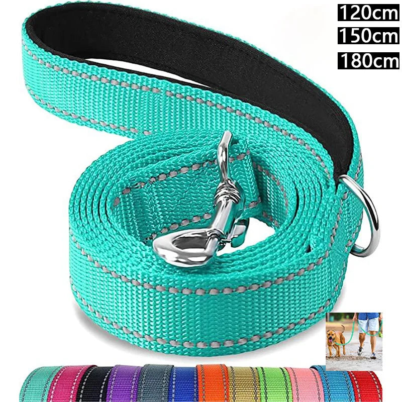 Cats Dogs Harness Collar Lead Strap Night Reflection Dog Pet Towing Rope 1.2/1.5/1.8m
