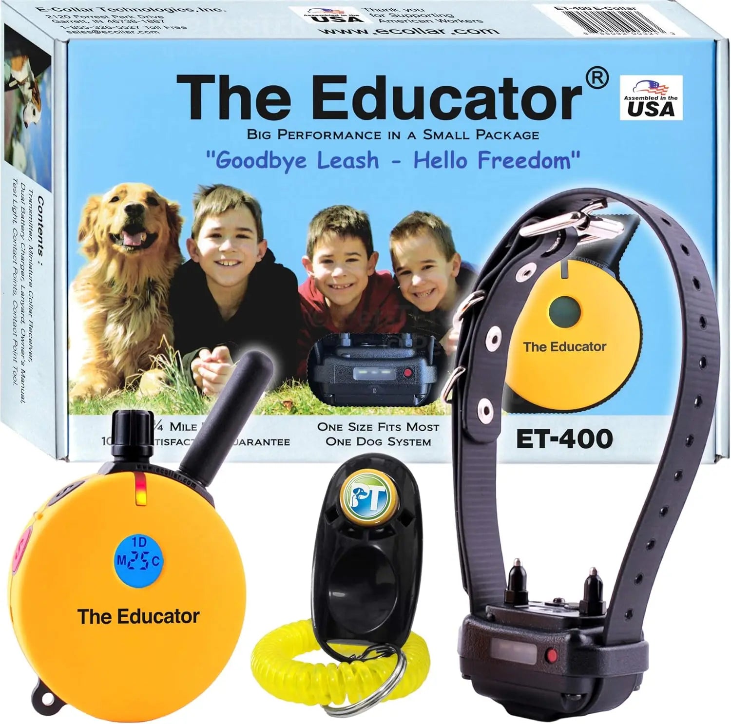 Waterproof Dog Training Collar with Remote, 3/4 Mile Range, 100 Stimulation Levels, Tone/Vibration Modes for All Sizes