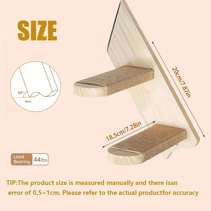 Wooden cat climbing frame, cat stairs, DIY assembly,