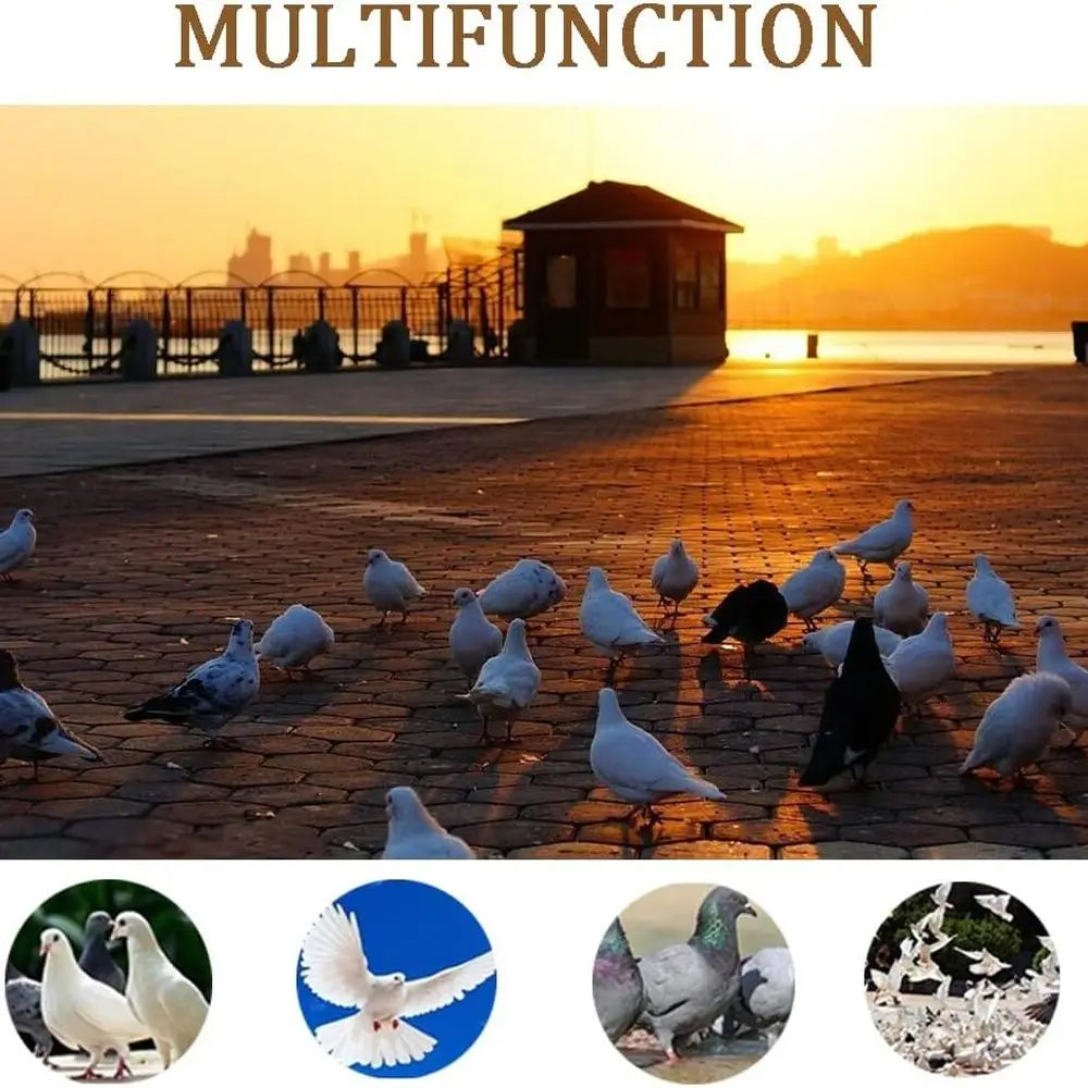 Bamboo Aviary with Pigeon Cage, Removable Drawer for Easy Cleaning, and Adjustable Breeding Compartments