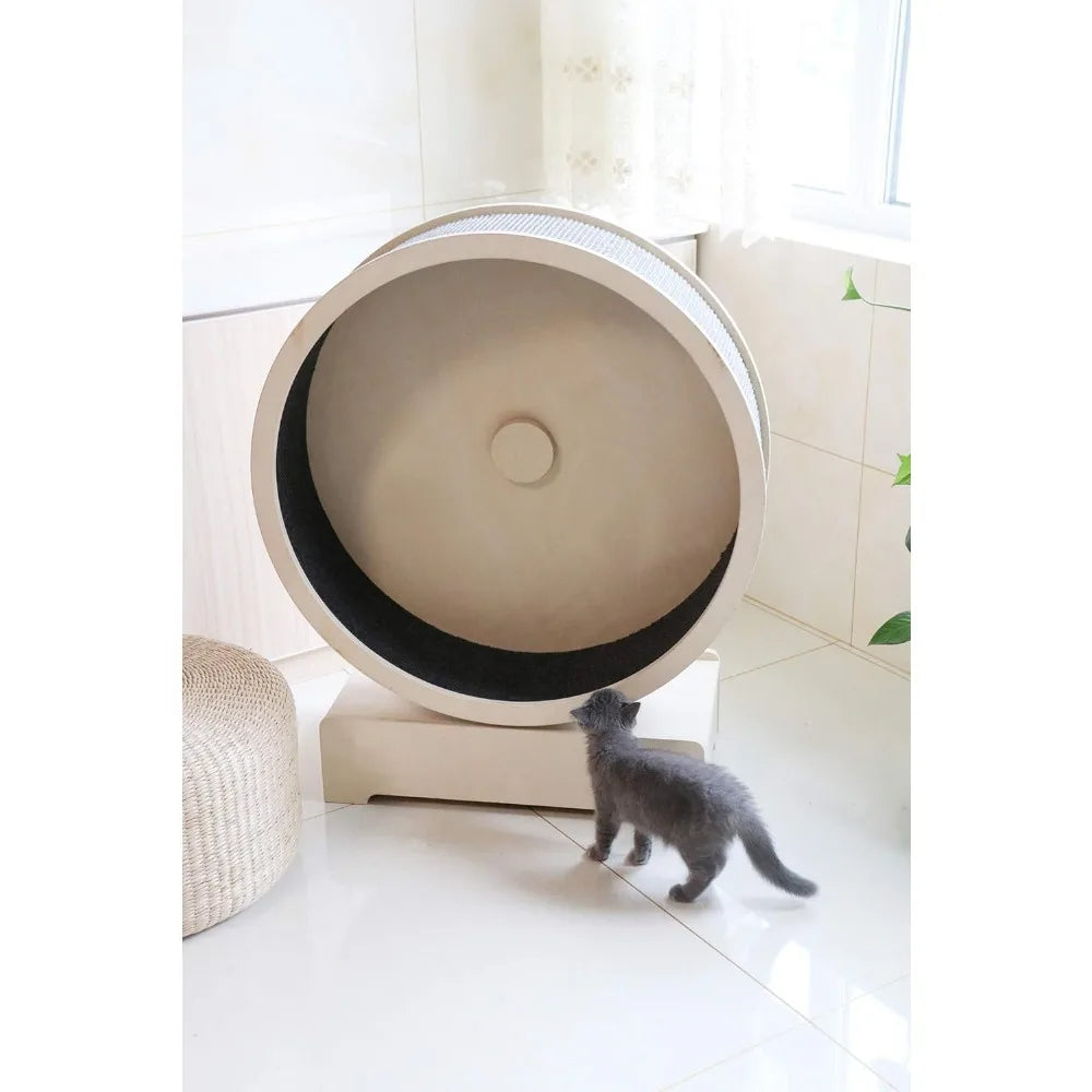 Exercise Wheel – Run Scratchers for Cats Scratcher Spin and Scratch for Fun