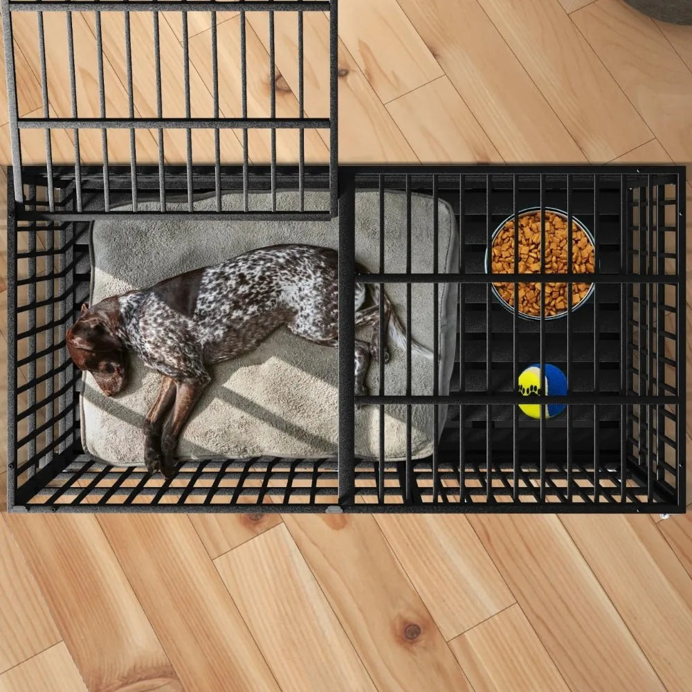 Extra Large Dog Crate for Large Dogs, 64 inches Heavy Duty Dog Crate