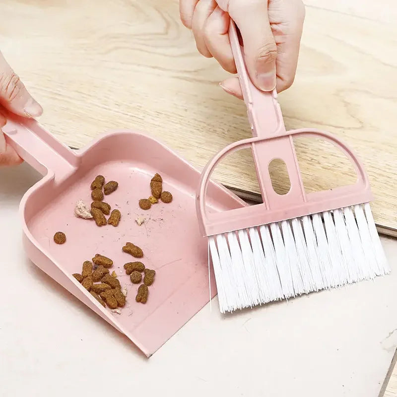Cat Hamster Dustpan Small Broom Set