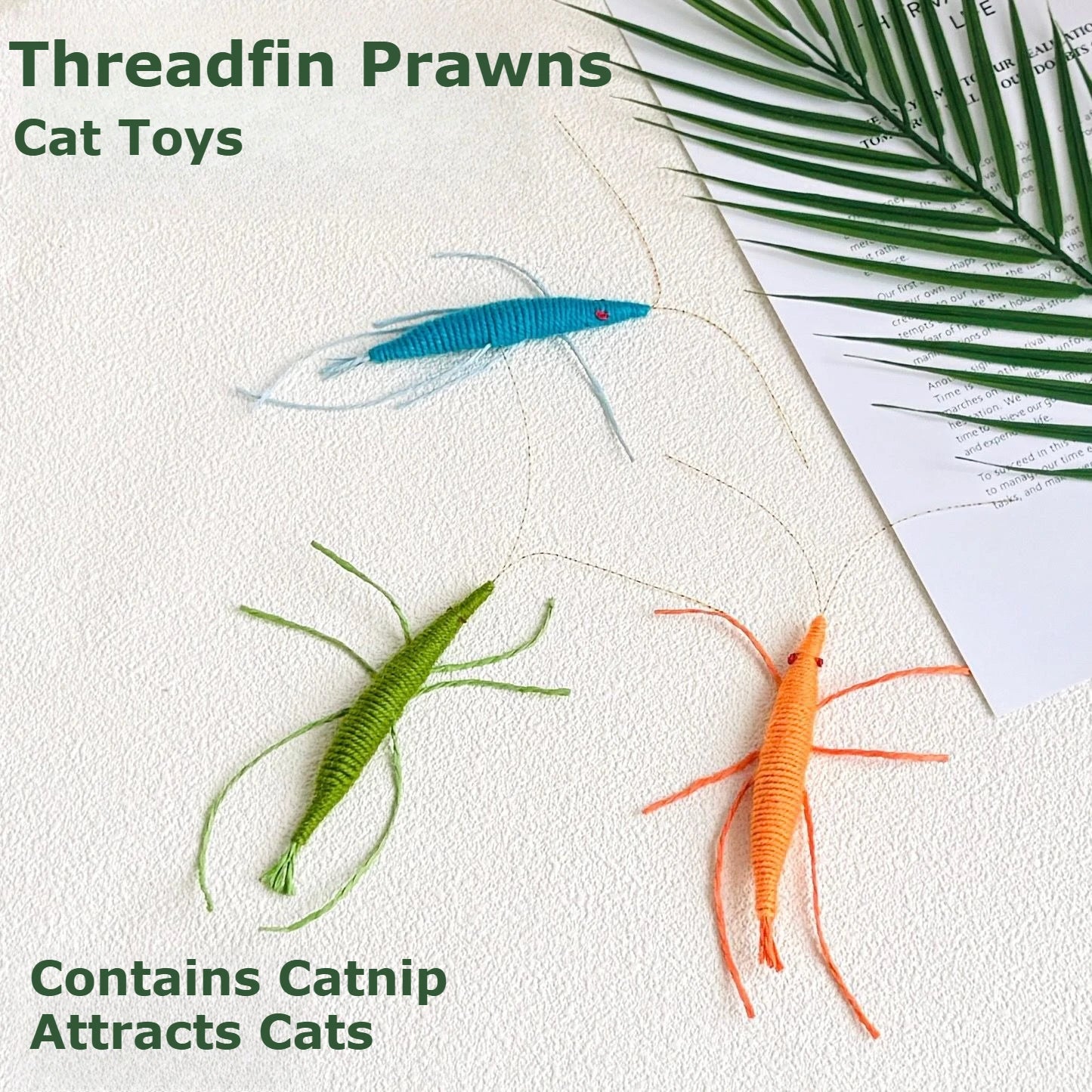 New Woolen Prawn Cat Toy Contains Catnip Simulated Insects To Play with And Entertain Cats Chew Toys