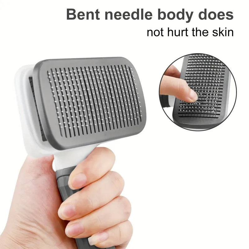 Cat Brush for Shedding, Cat Brushes for Indoor Cats, Cat Brush for Long or Short Haired Cats