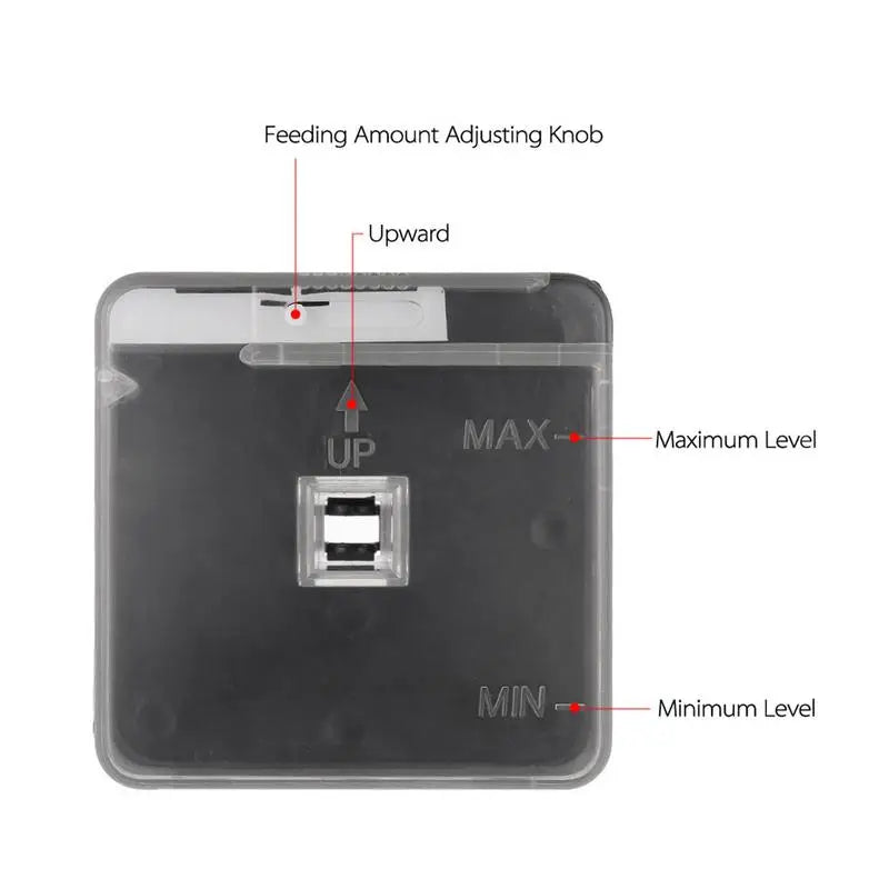 Aquarium Auto Feeder Fish Food Dispenser With Timer Firmly Fixed Electric Auto Fish Feeder