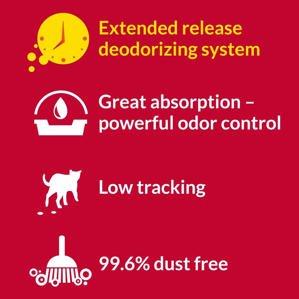 Multi-Cat Non-Clumping Cat Litter 48lb Odor Control Low Dust Clay Fresh Scent