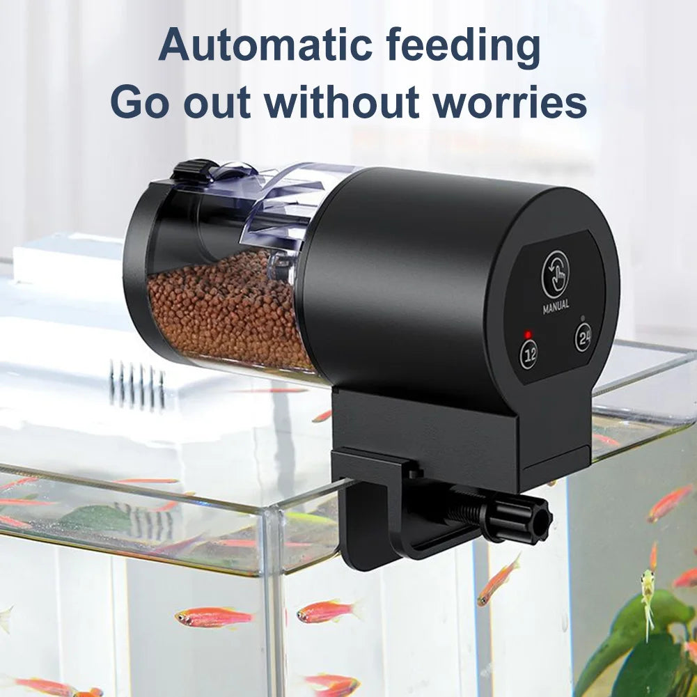 100Ml Automatic Fish Tank Feeder Intelligent Timing Auto Feeder