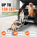 Dog Stair for Cars Wide Dog Car Steps Folding Portable Lightweight Aluminum