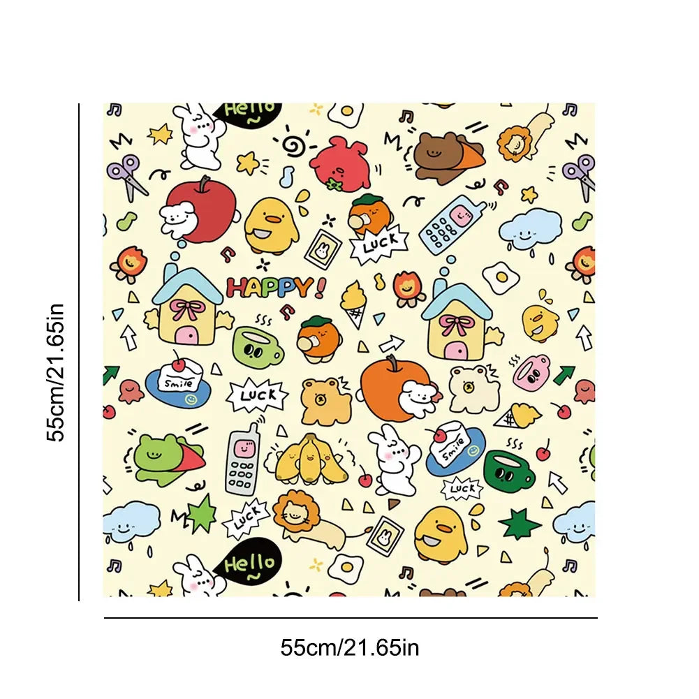 Cat Grooming Wrap Self-Adherent Cat Restraint Wrap Anti-Scratch Cat Swaddle for Nail Trimming