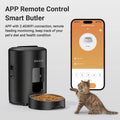 Cat Feeder 2L Smart Pet Food Kibble Dispenser WiFi App Remote Control
