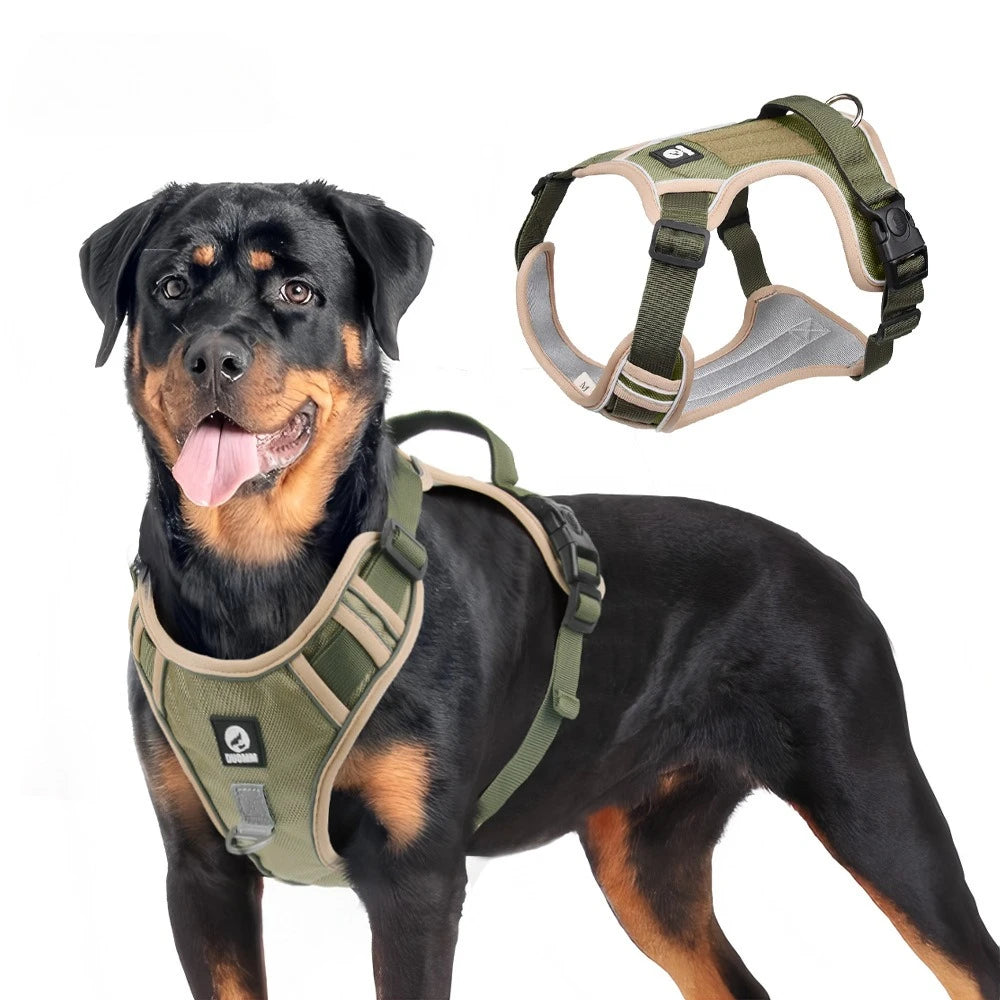 Large Dog Harness Collars Anti-Pull Harness Dog Walking Leash Pet Leash Anti-Escape